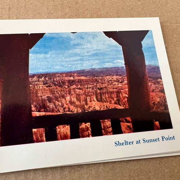 UTAH SOUVENIR Postcard SPIRAL BOOK photo set Unposted park monument rock travel - Picture 5 of 10